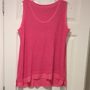 Pink Sleeveless Tank Top